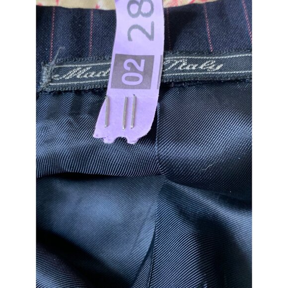 Corneliani for Saks Mens Extra Fine Wool Suit Jacket 40R Italy RY10366 Red Pin - Picture 6 of 12